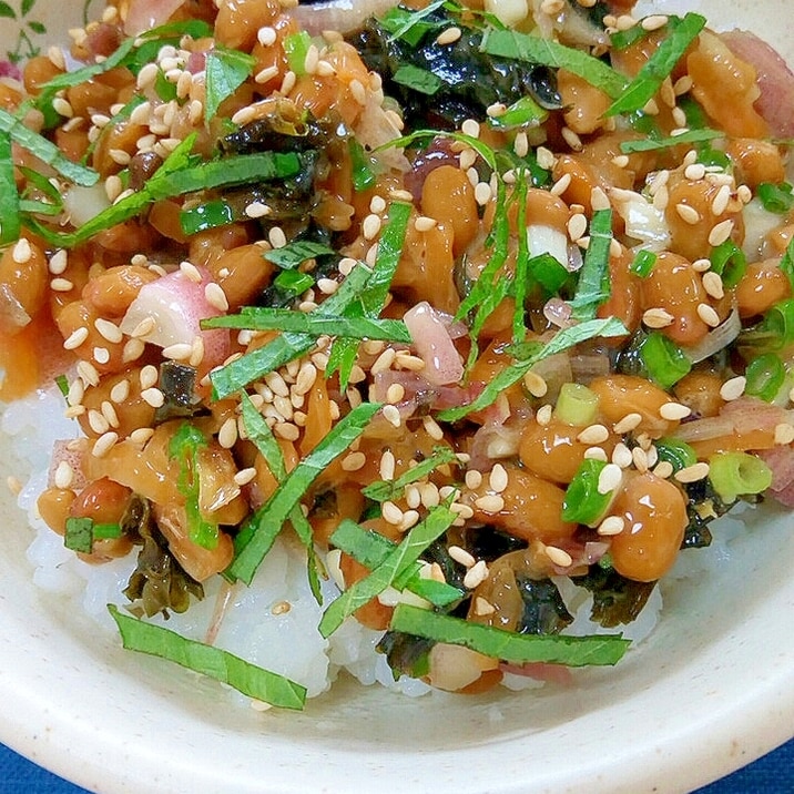 納豆の食べ方 香味しそわかめ レシピ 作り方 By Nyan260 楽天レシピ 納豆の食べ方 香味しそわかめ レシピ 作り方 By Nyan260 楽天レシピ